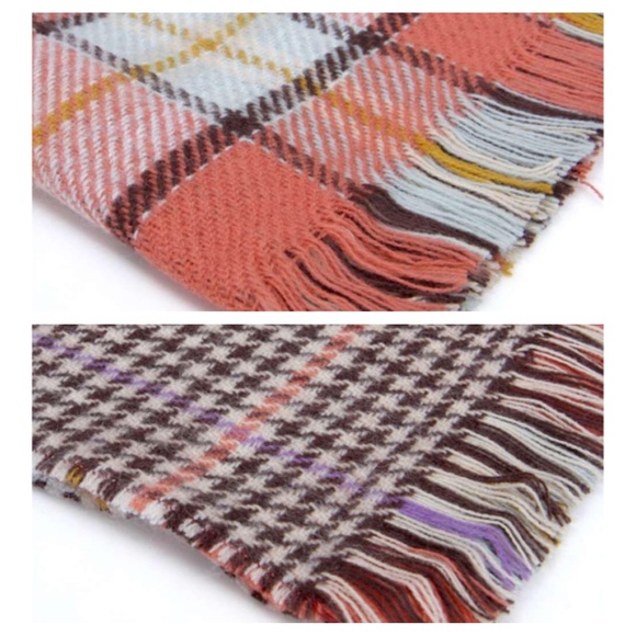 BRAND NEW Oversized Tartan Blanket Scarf - Picture 3 of 4